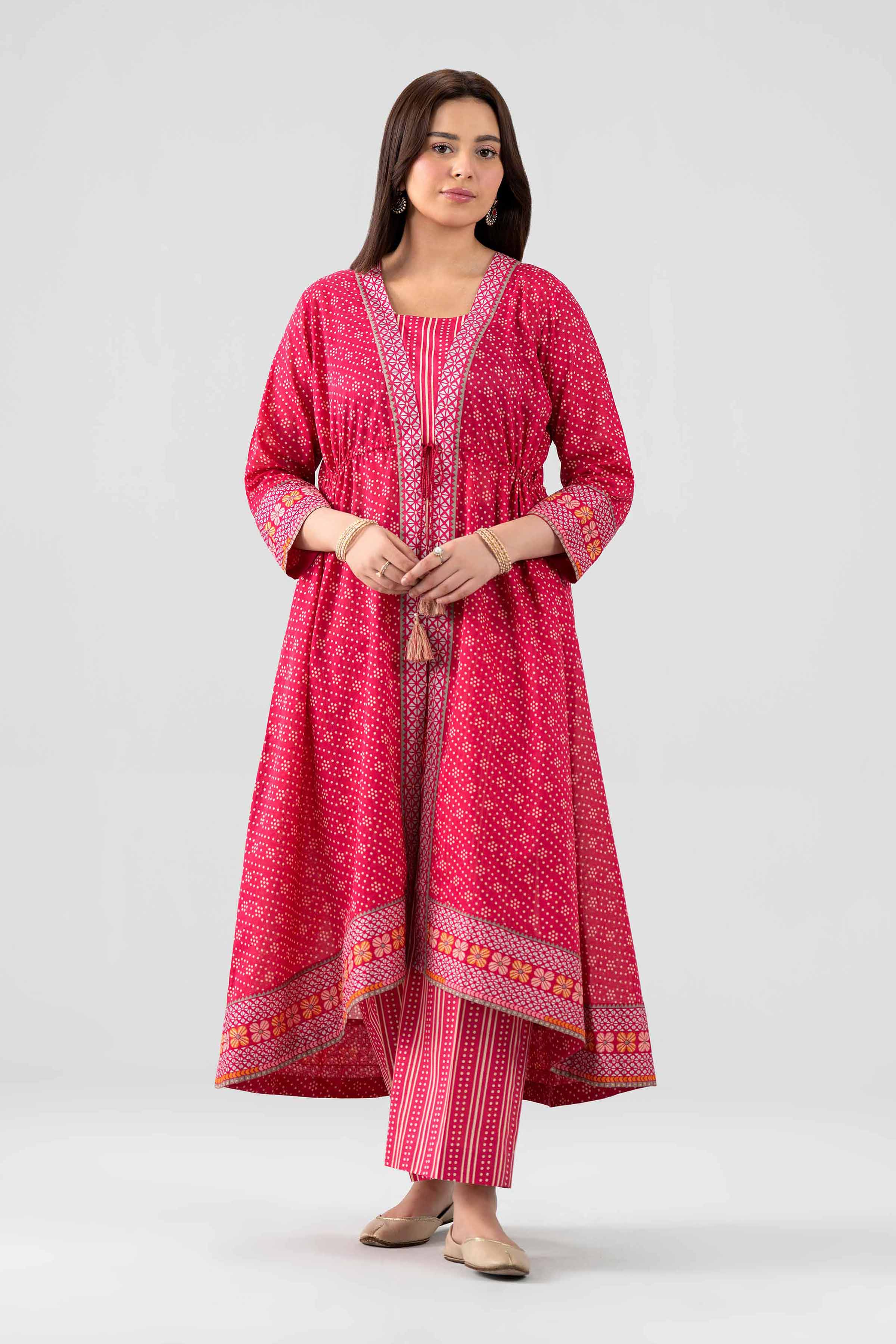 2 Piece - Printed Suit - KFS26-99 Pink Lawn 2PC Embroidered Nishat Australia