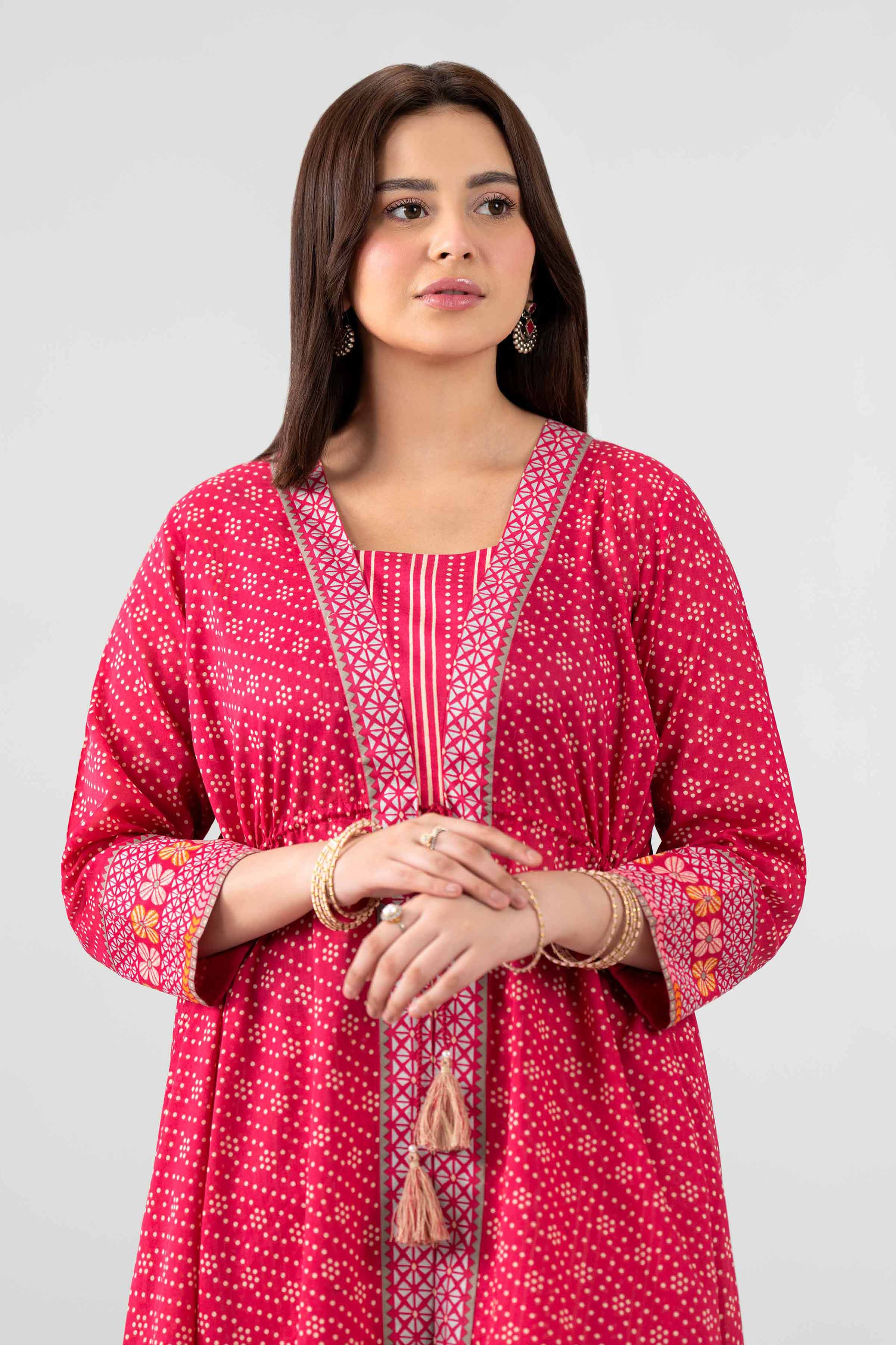 2 Piece - Printed Suit - KFS26-99 Pink Lawn 2PC Embroidered Nishat Australia