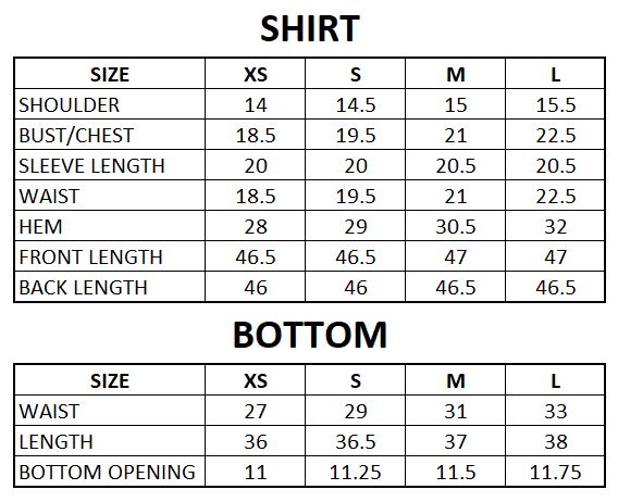 Size Guide