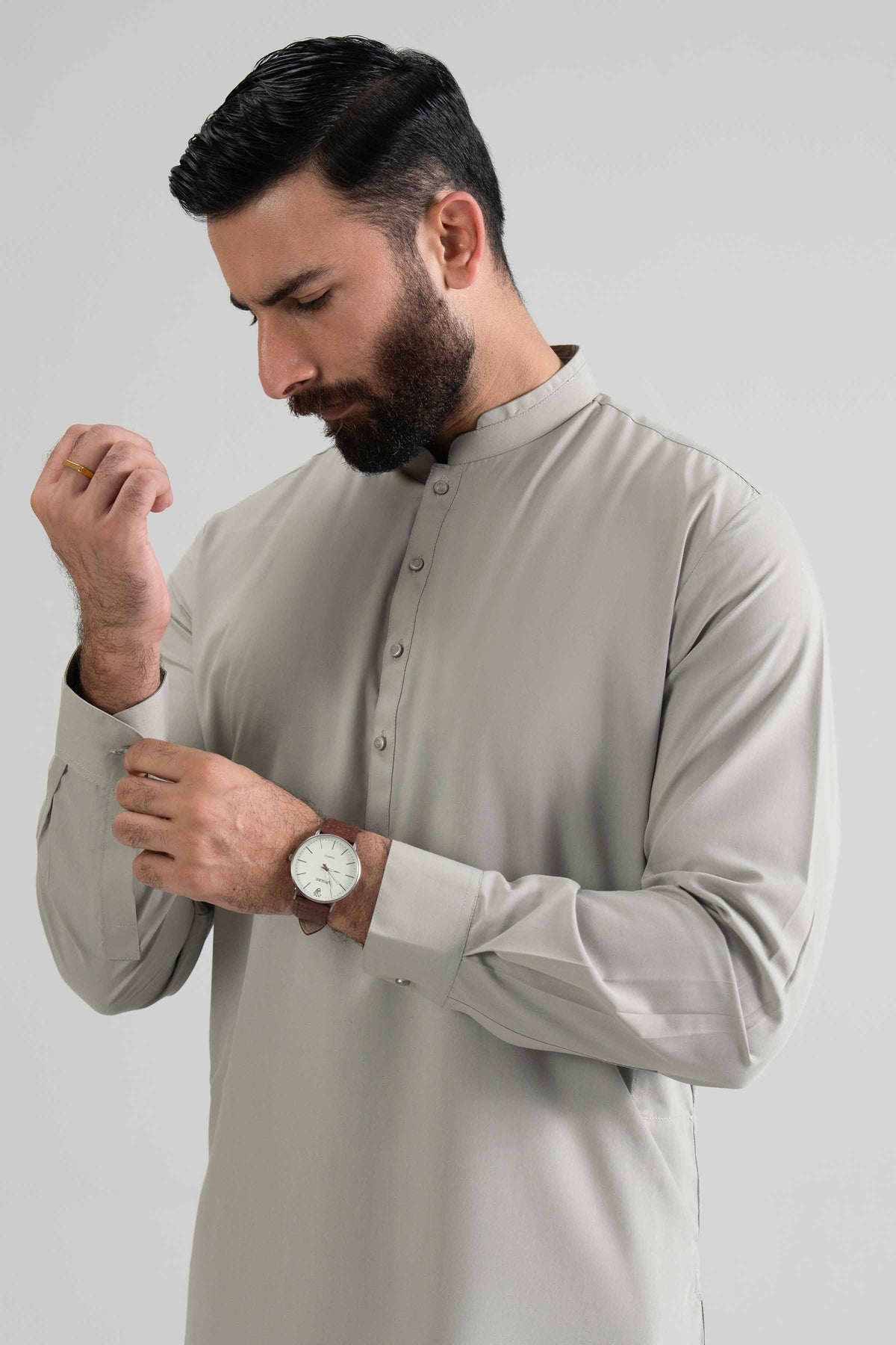 Solid Kurta - NQ26-010 Green Wash & Wear 1PC Solids Nishat Australia