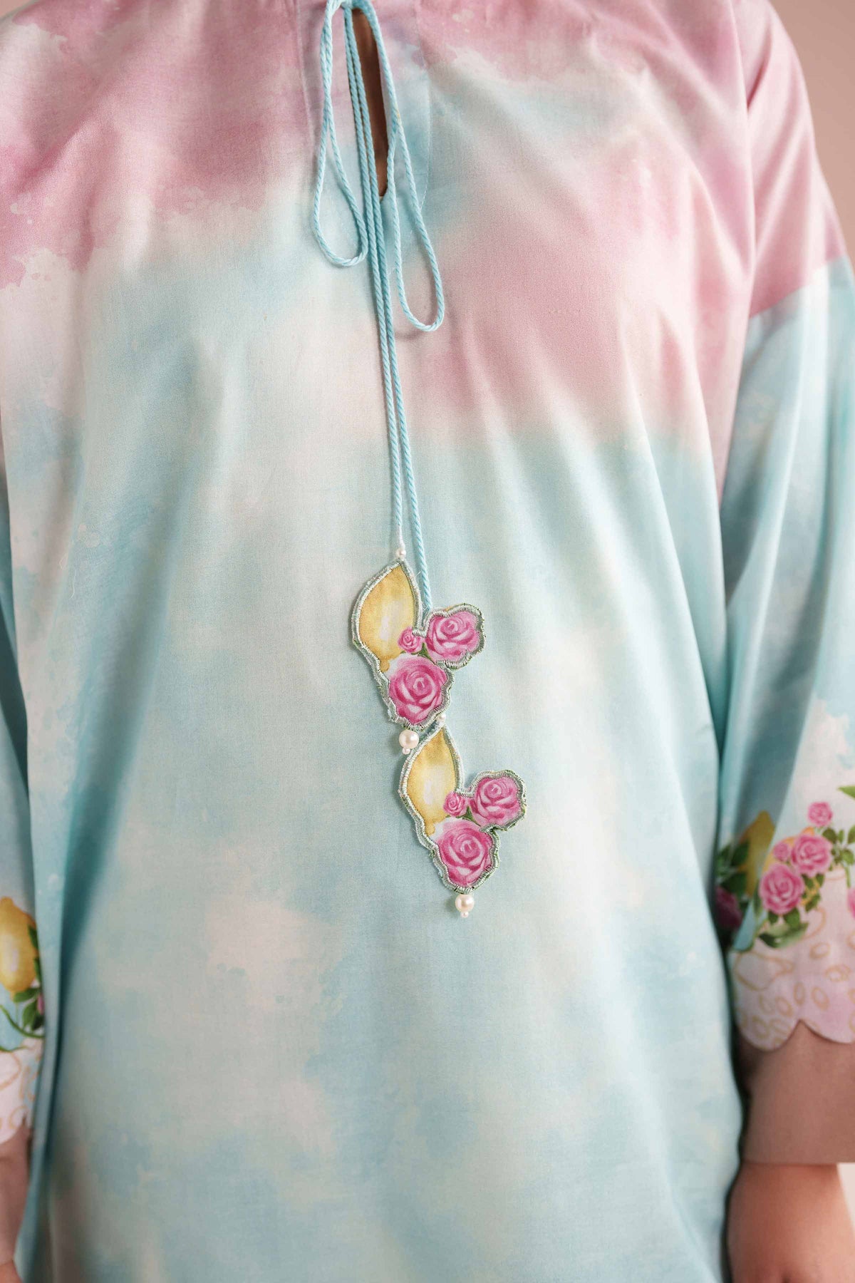 Printed Shirt - PE26-108 Blue Lawn 1PC Printed Nishat Australia