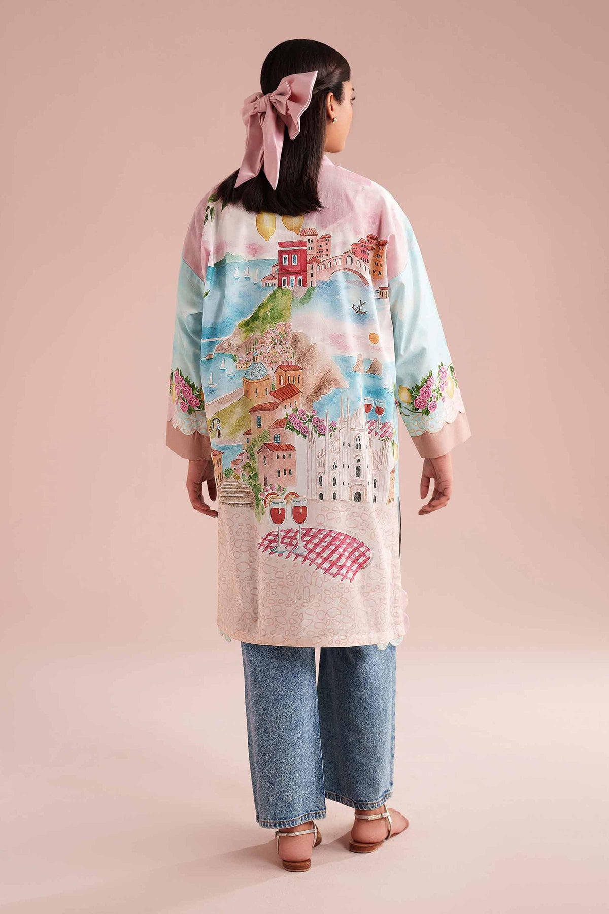 Printed Shirt - PE26-108 Blue Lawn 1PC Printed Nishat Australia