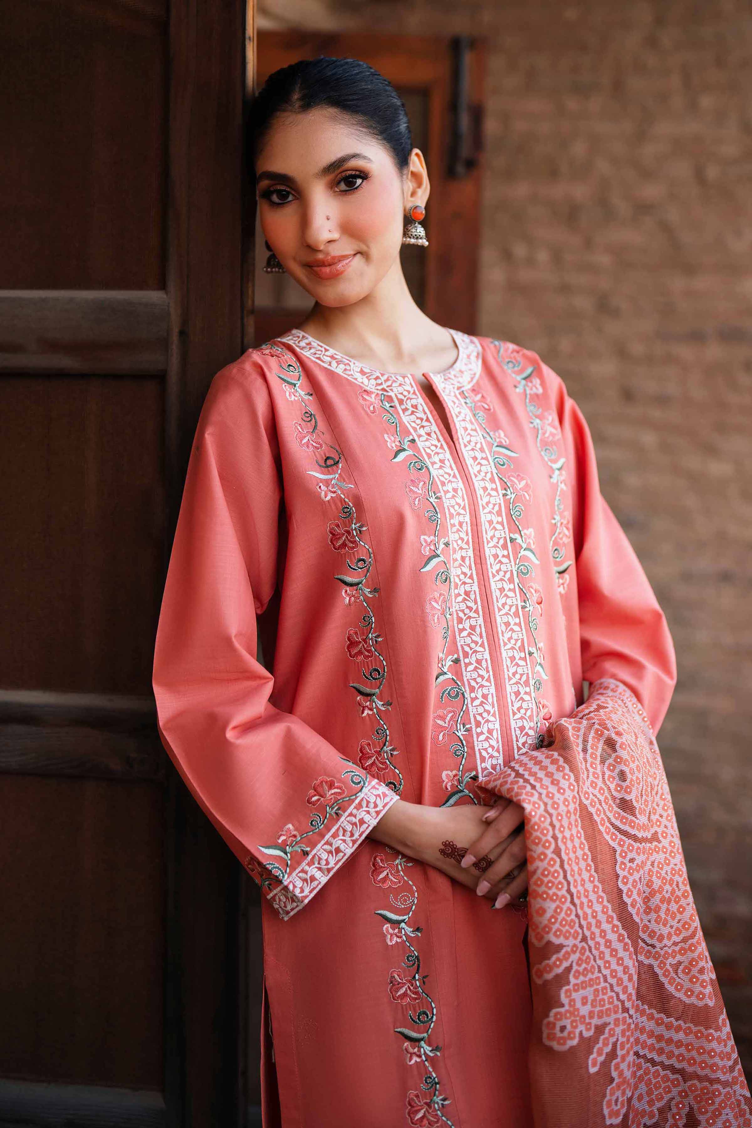 3 Piece - Embroidered Suit - PE26-317