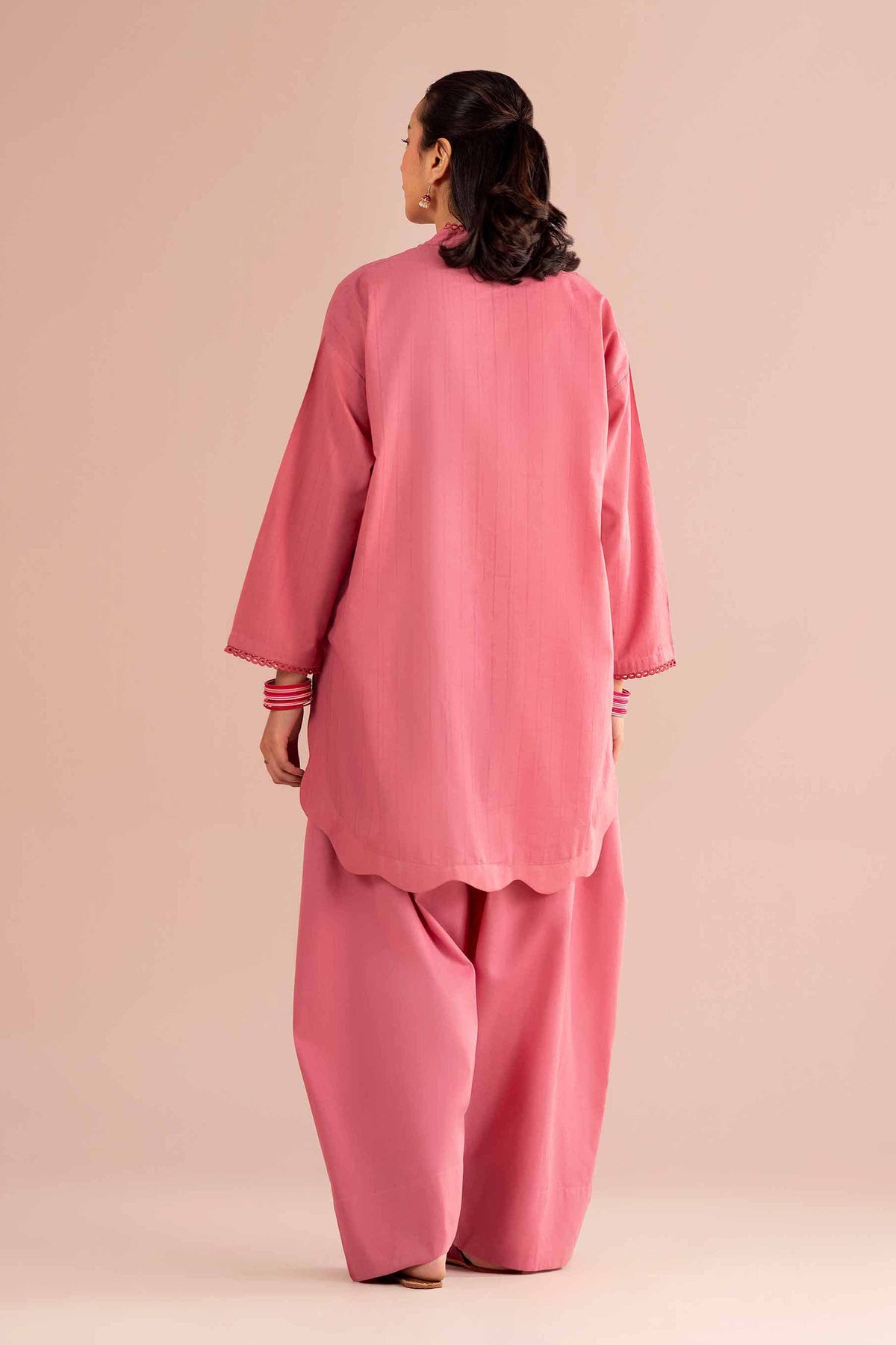 2 Piece - Solid Suit - PE26-36 Pink Dobby 2PC Solids Nishat Australia