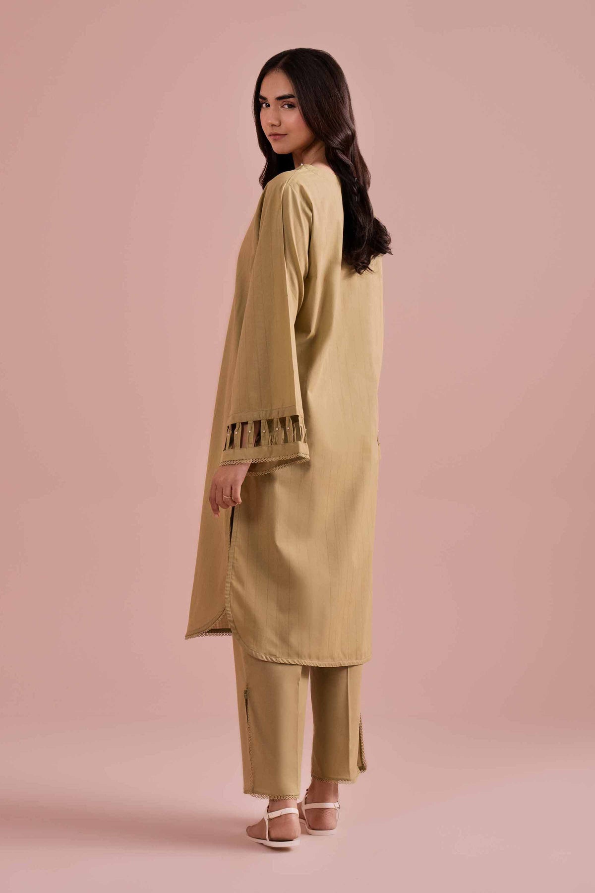 2 Piece - Solid Suit - PE26-37 Green Dobby 2PC Solids Nishat Australia