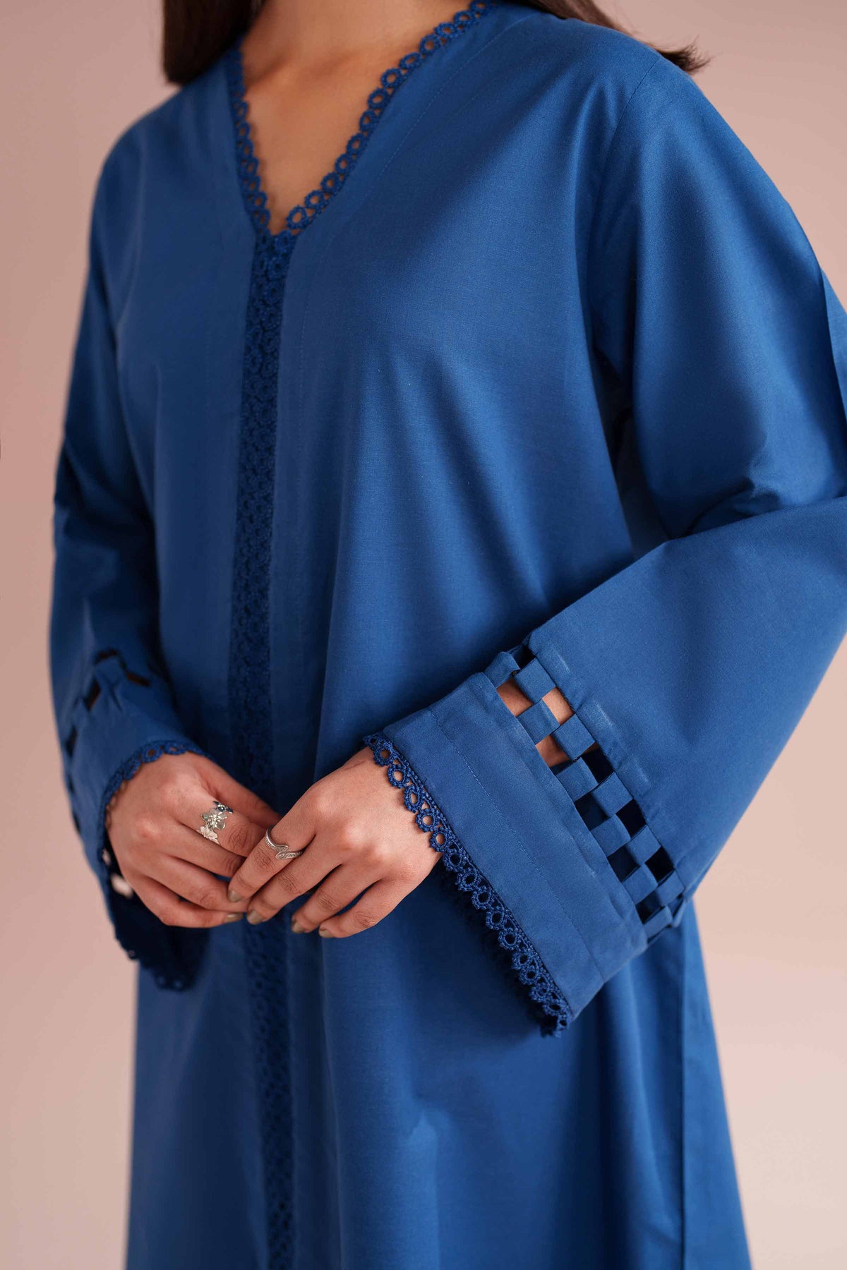 2 Piece - Solid Suit - PE26-41 Blue Cambric 2PC Solids Nishat Australia