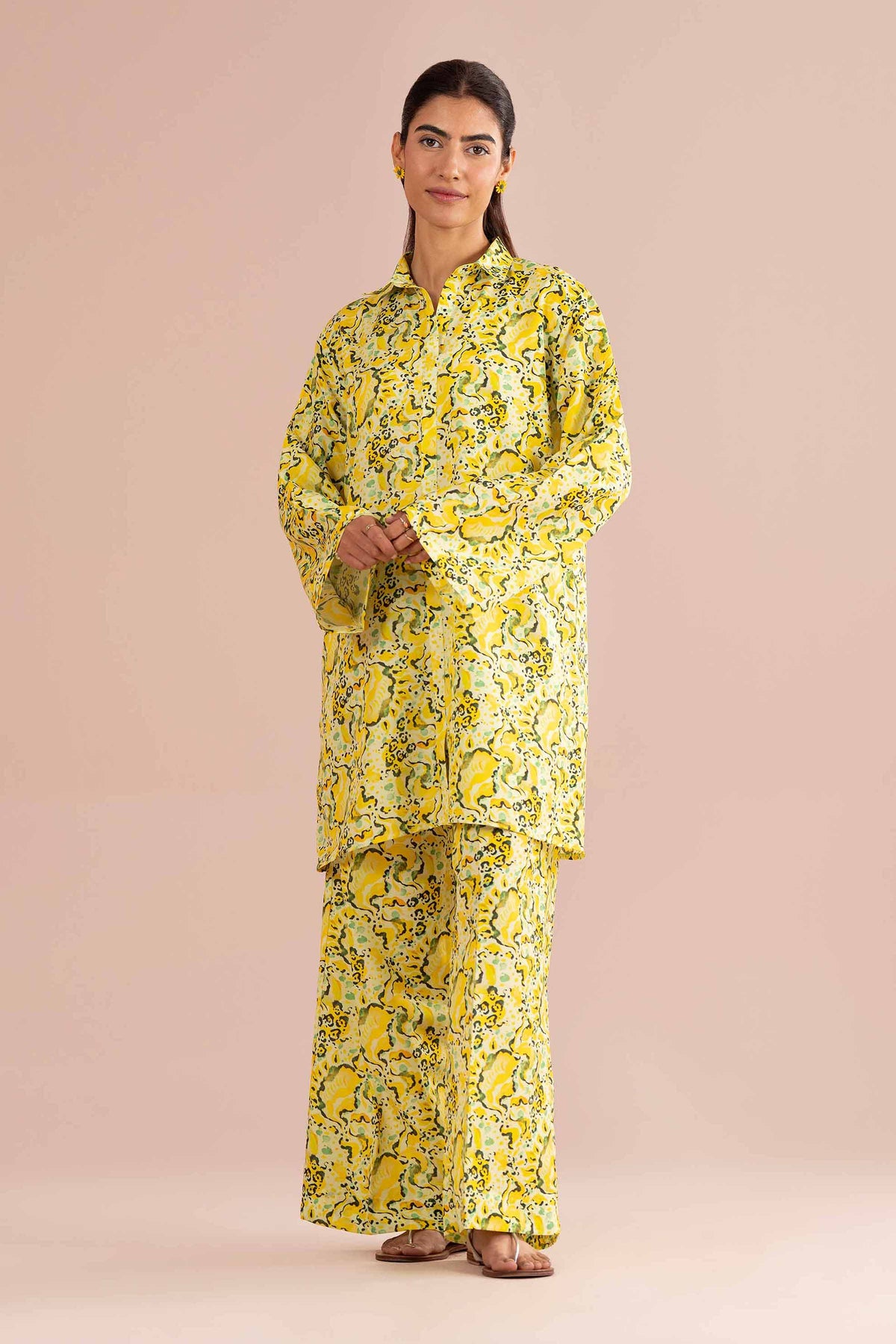 2 Piece - Printed Suit - PE26-416 Yellow Lawn 2PC Printed Nishat Australia