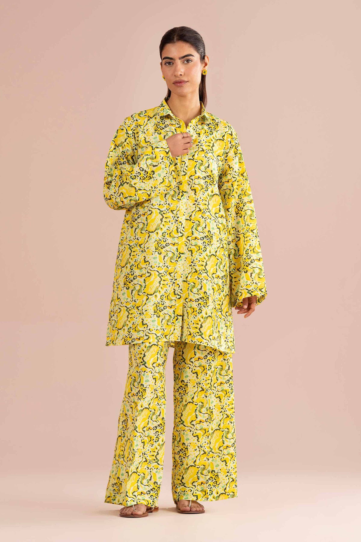 2 Piece - Printed Suit - PE26-416 Yellow Lawn 2PC Printed Nishat Australia