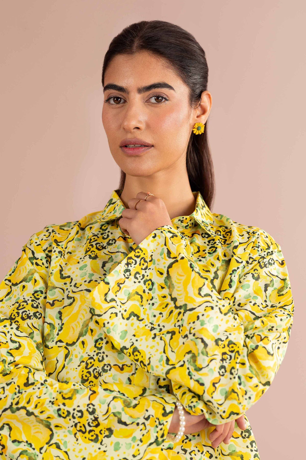 2 Piece - Printed Suit - PE26-416 Yellow Lawn 2PC Printed Nishat Australia