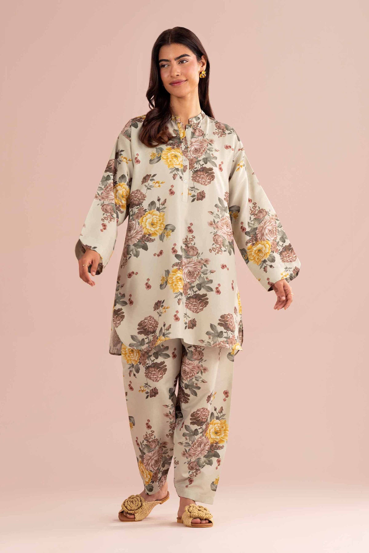 2 Piece - Printed Suit - PE26-419 Green Lawn 2PC Printed Nishat Australia