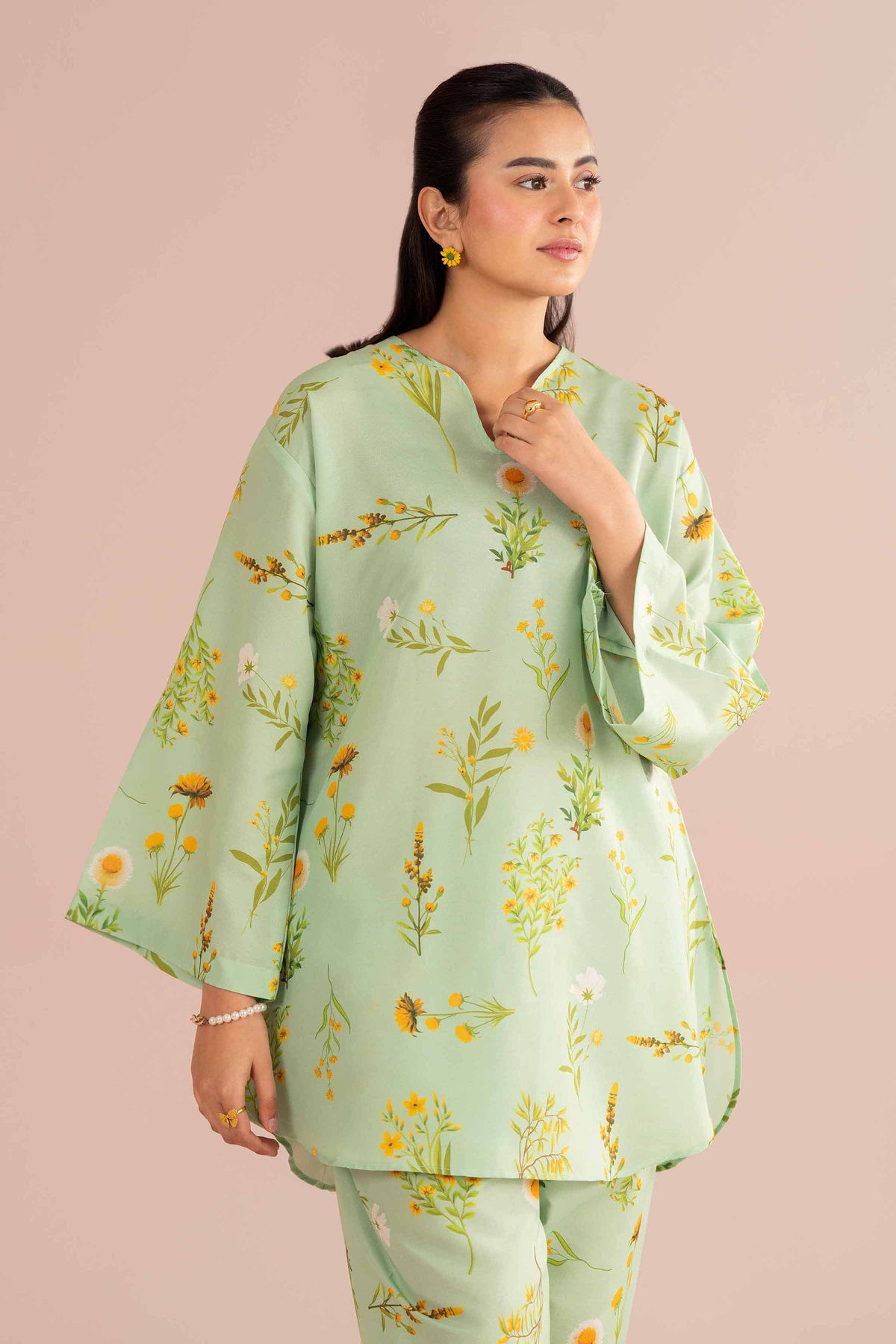 2 Piece - Printed Suit - PE26-422 Green Lawn 2PC Printed Nishat Australia