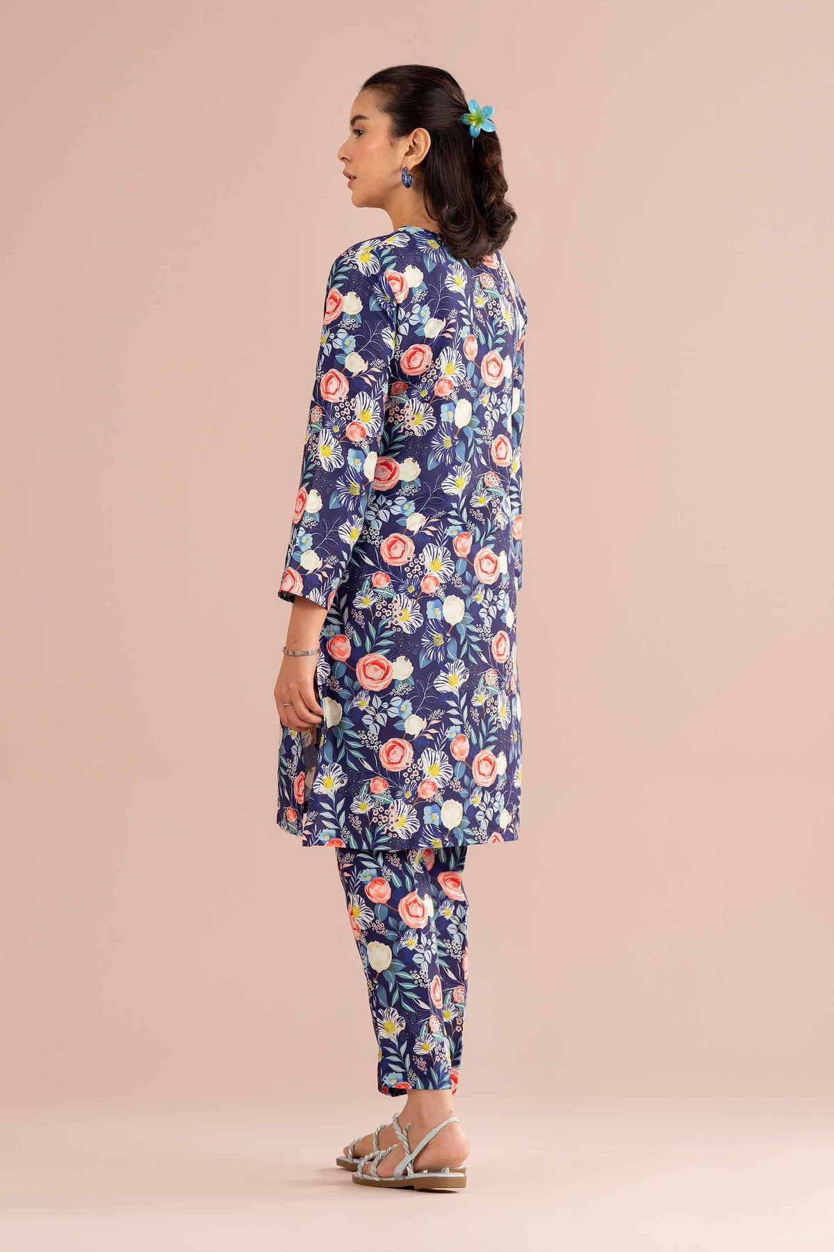 2 Piece - Printed Suit - PE26-424 Blue Lawn 2PC Printed Nishat Australia