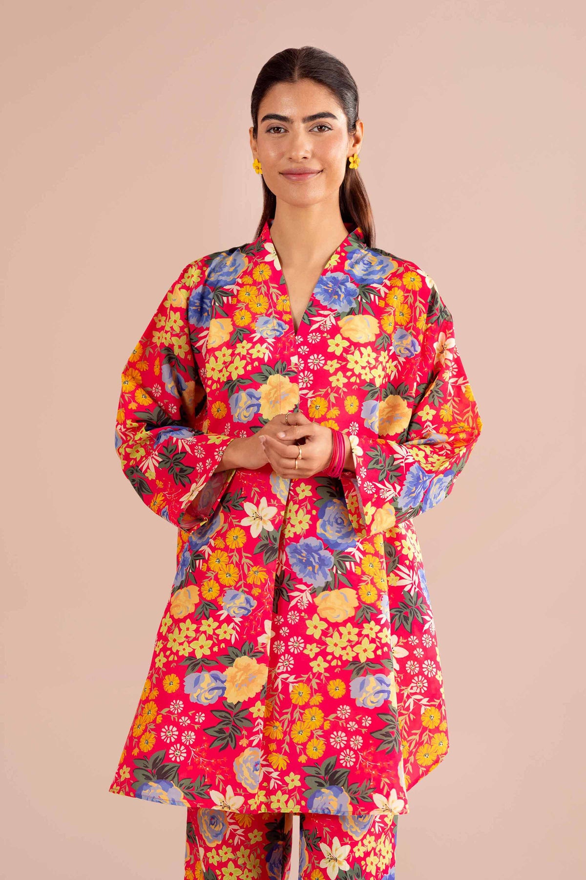 2 Piece - Printed Suit - PE26-426 Pink Lawn 2PC Printed Nishat Australia
