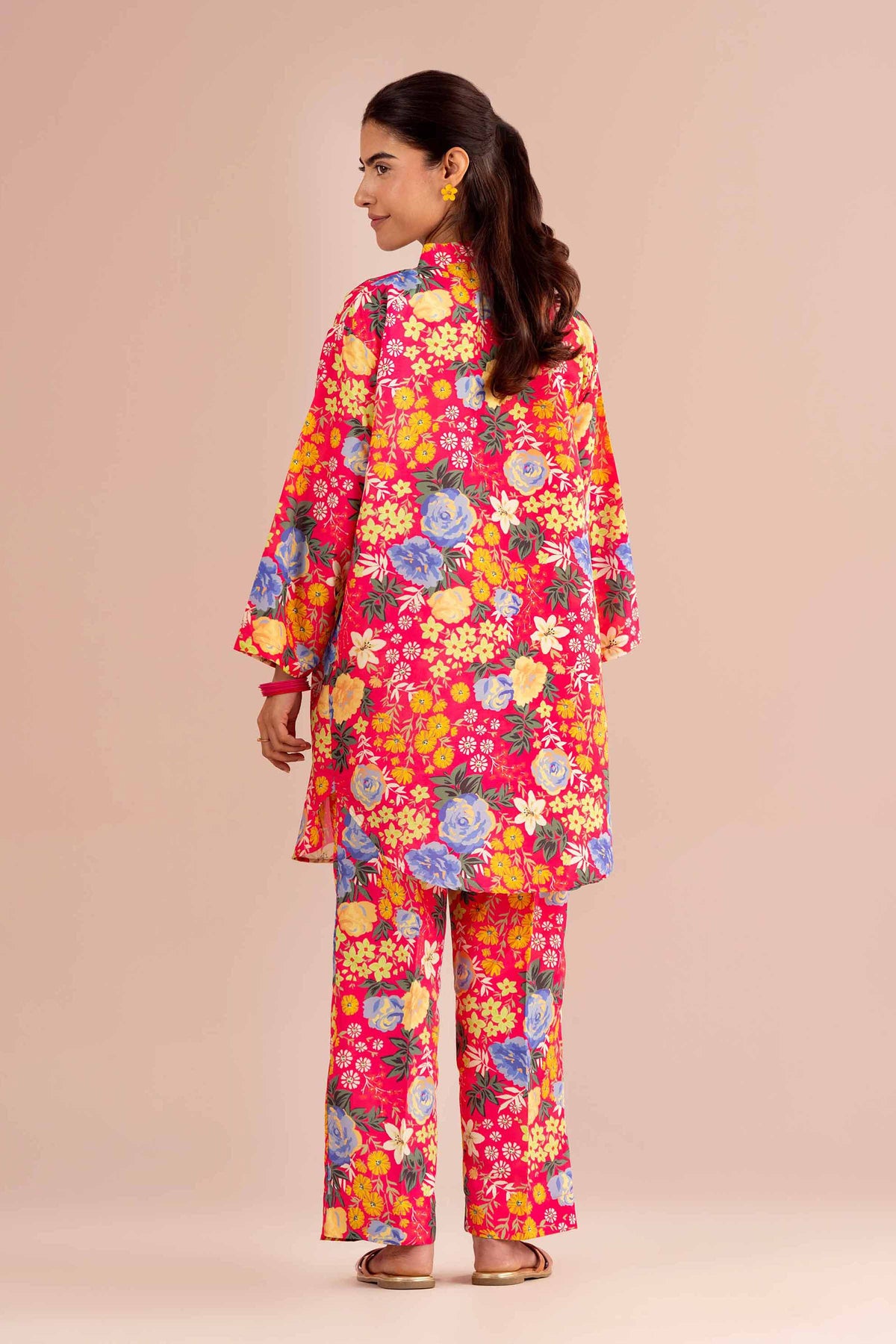2 Piece - Printed Suit - PE26-426 Pink Lawn 2PC Printed Nishat Australia