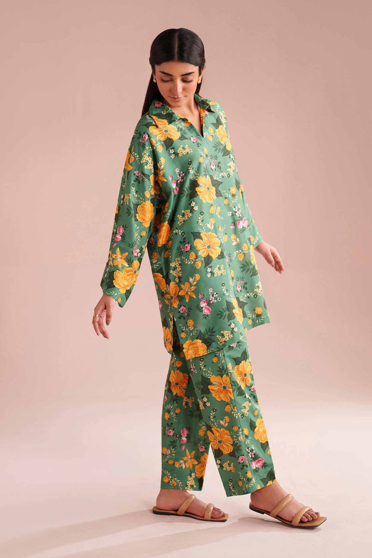2 Piece - Printed Suit - PE26-431 Green Lawn 2PC Printed Nishat Australia