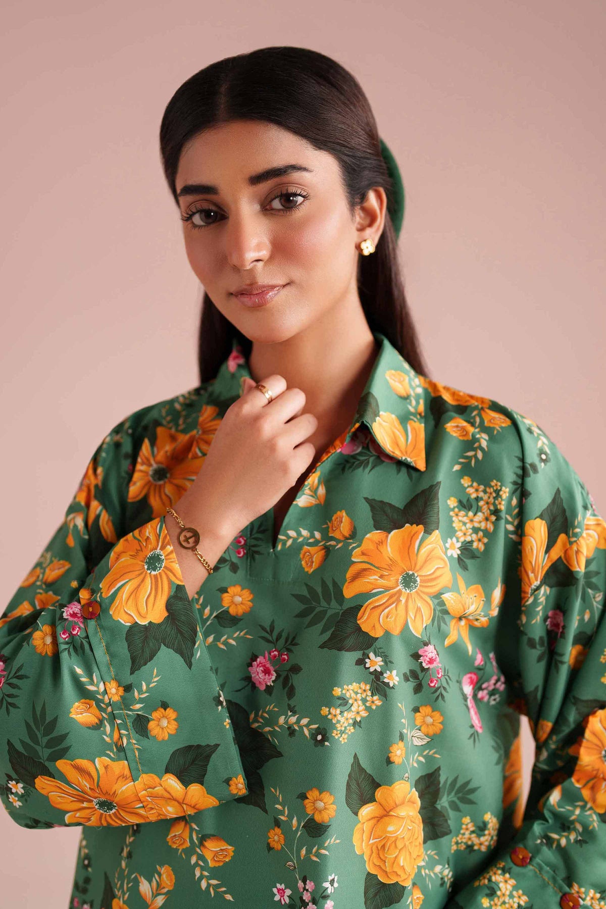 2 Piece - Printed Suit - PE26-431 Green Lawn 2PC Printed Nishat Australia
