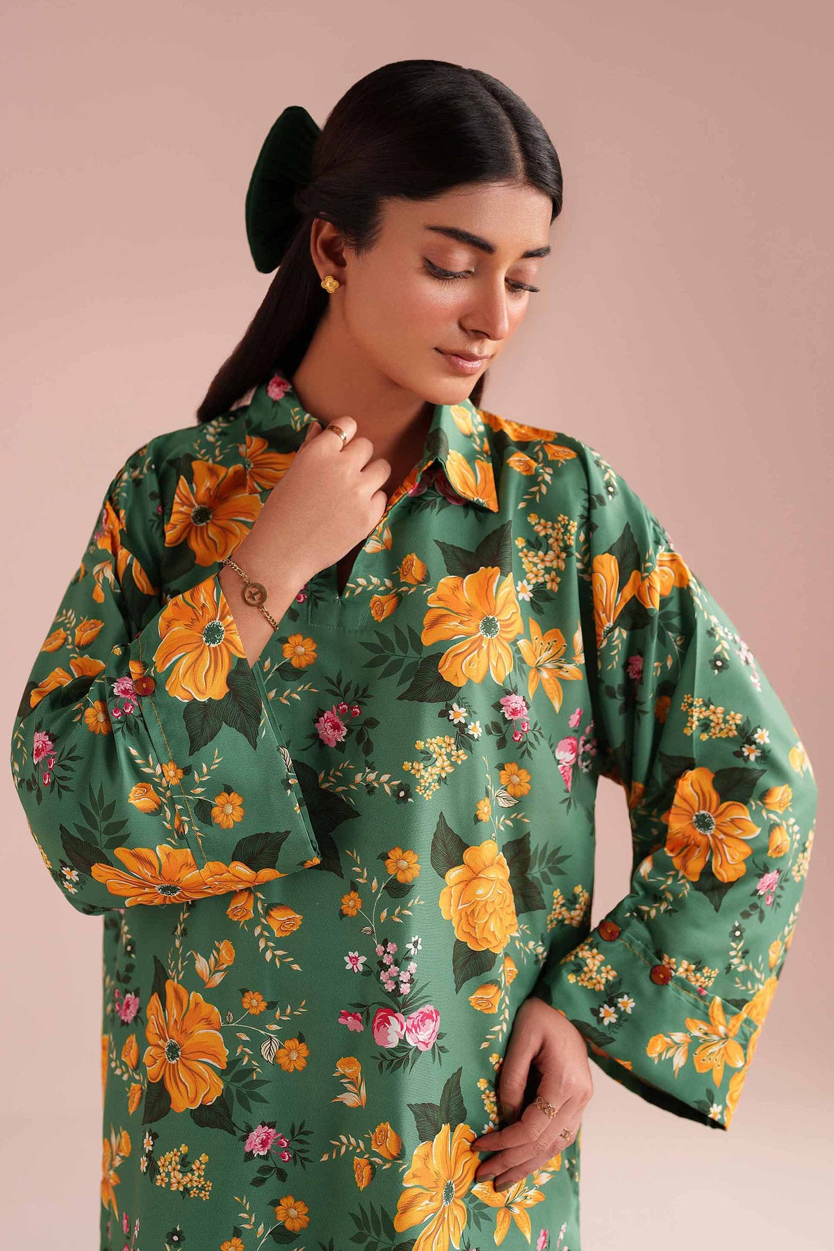 2 Piece - Printed Suit - PE26-431 Green Lawn 2PC Printed Nishat Australia