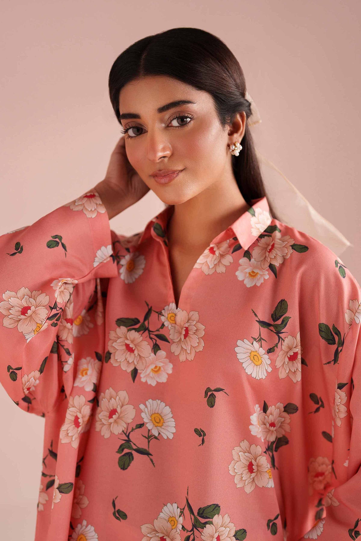 2 Piece - Printed Suit - PE26-432 Pink Lawn 2PC Printed Nishat Australia