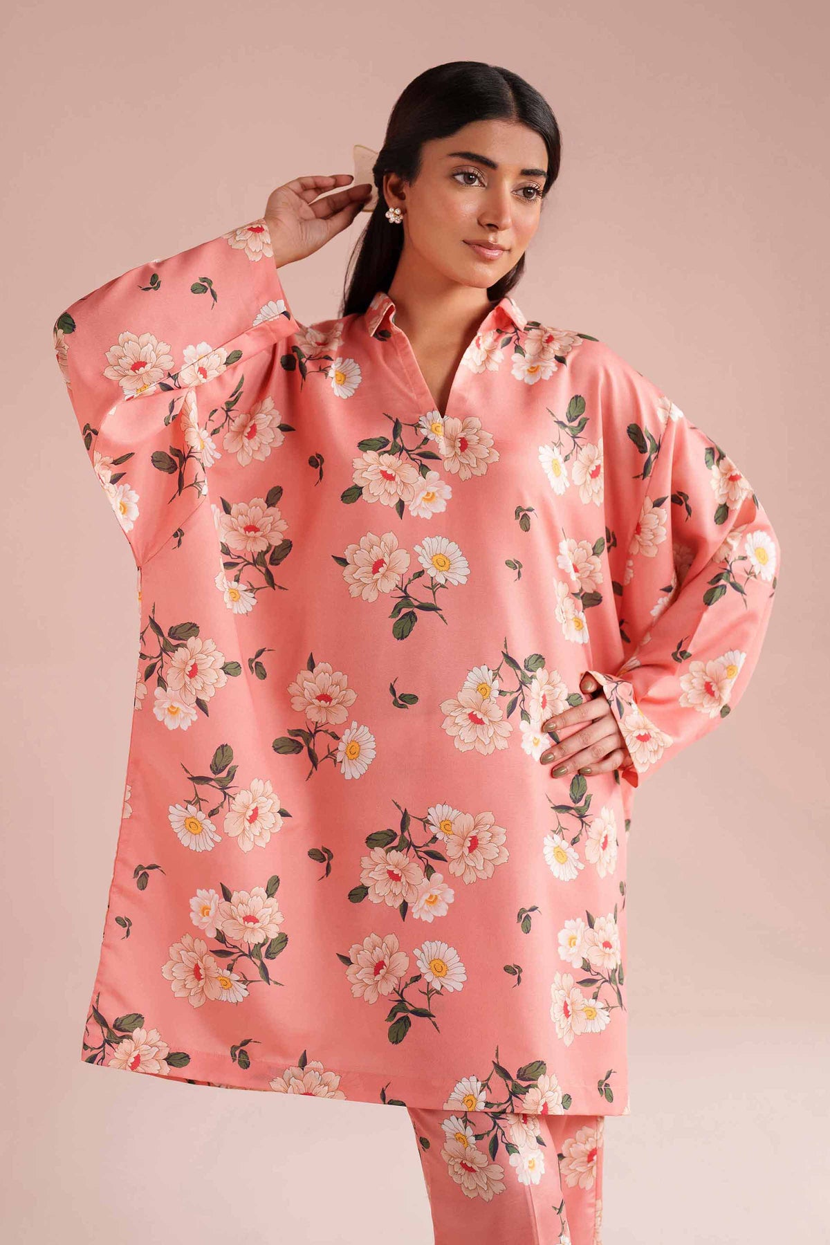 2 Piece - Printed Suit - PE26-432 Pink Lawn 2PC Printed Nishat Australia