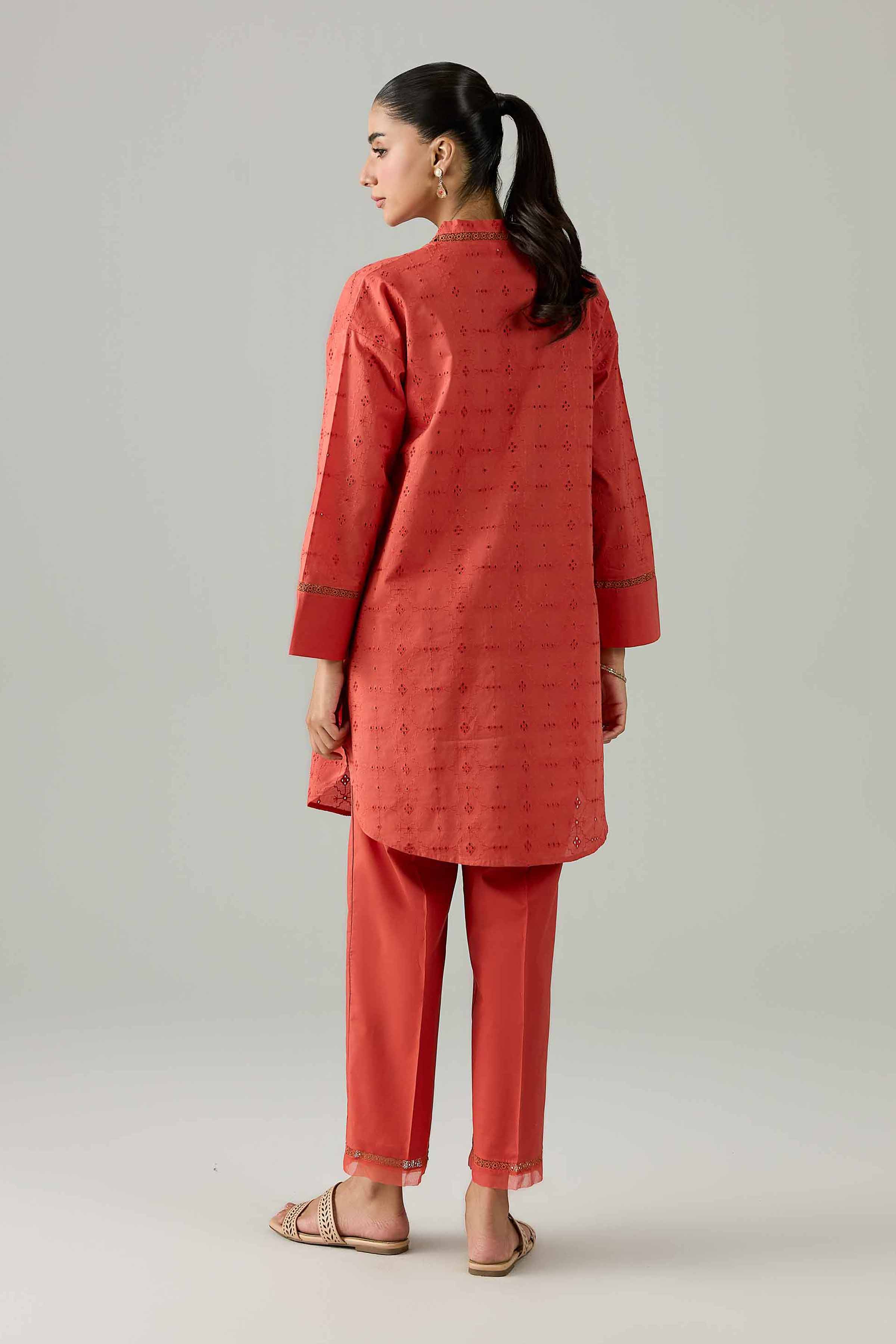 2 Piece - Embroidered Suit - PE26-468 Orange Chicken Kari 2PC Embroidered Nishat Australia