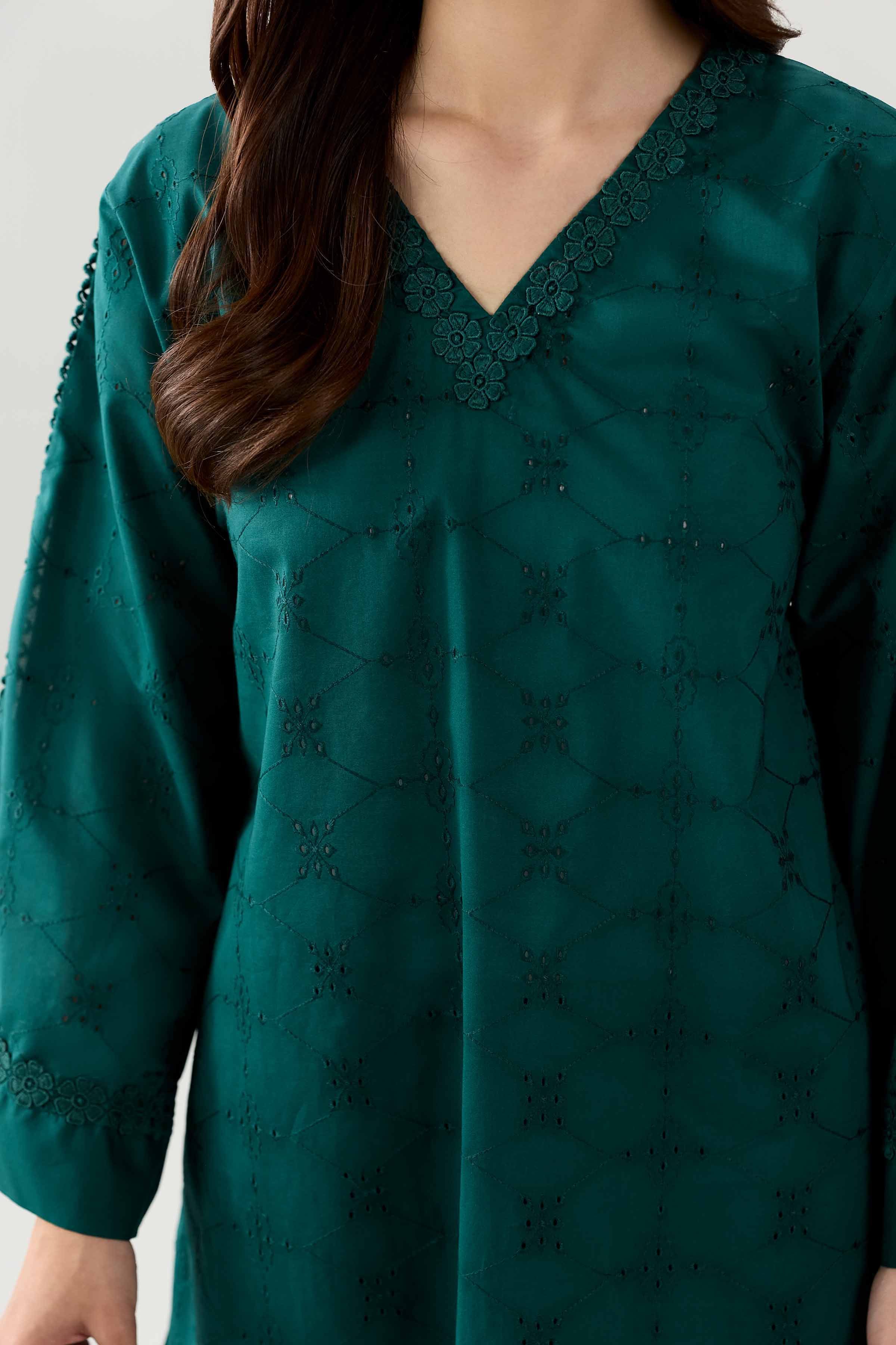 2 Piece - Embroidered Suit - PE26-470 Green Chicken Kari 2PC Embroidered Nishat Australia