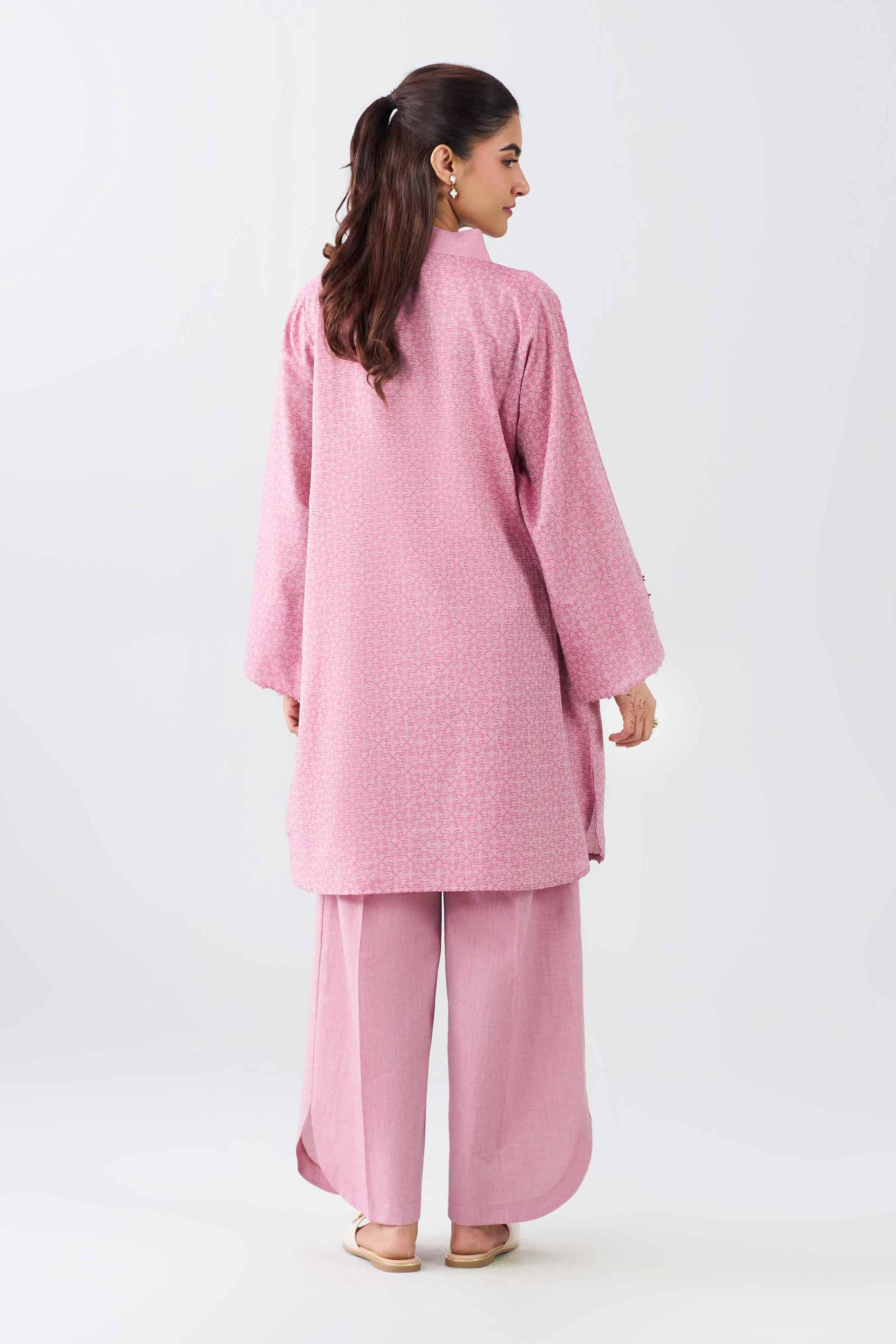 2 Piece - Printed Suit - PE26-530 Pink Jacquard 2PC Printed Nishat Australia