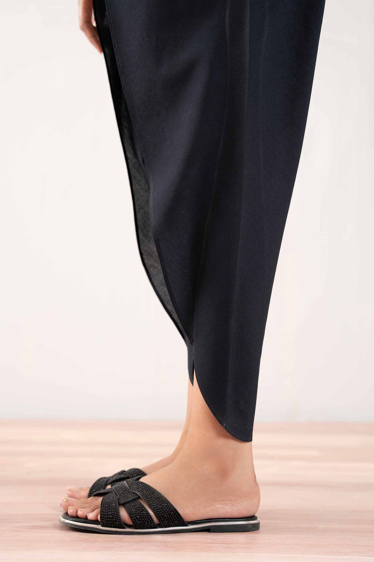 Basic Shalwar - PS25-135 Black Cambric 1PC Solids Nishat Australia