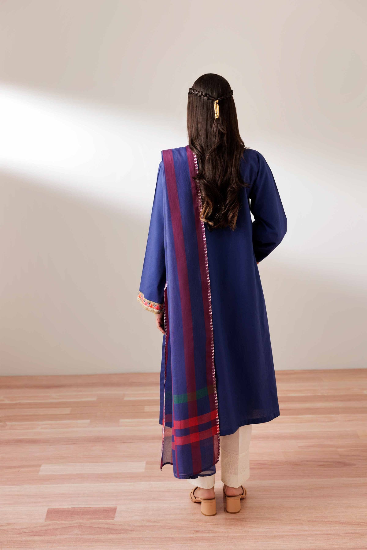 2 Piece - Basic Suit - PS25-260 Blue Cambric 2PC Solids Nishat Australia