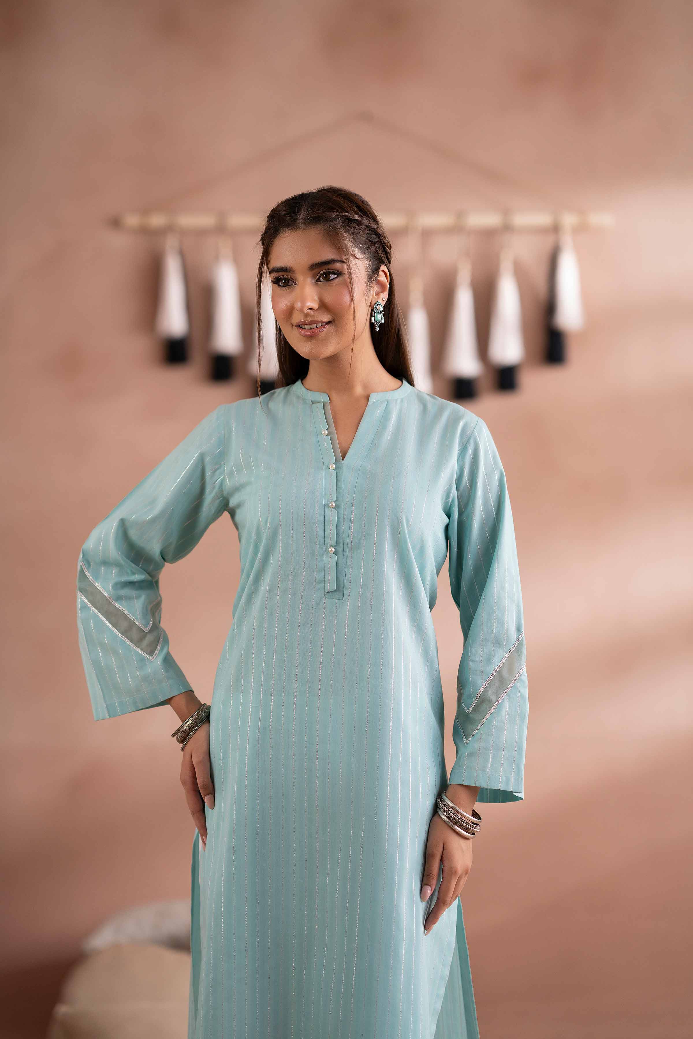 Basic Shirt - PS25-79 READY TO WEAR Blue Yarn Dyed 1 Piece Solids
