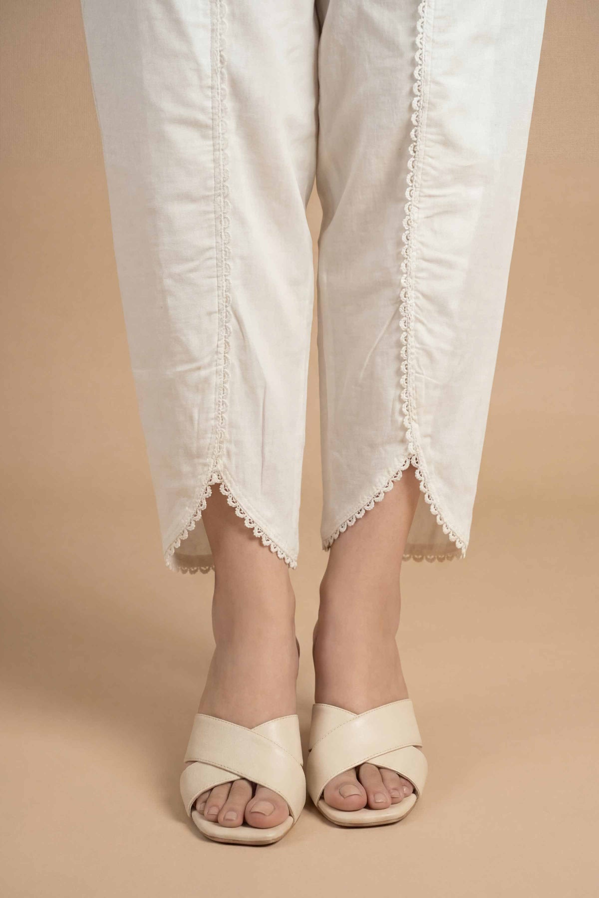 Solid Shalwar - PS26-197 White Cambric 1PC Solids  Nishat Australia