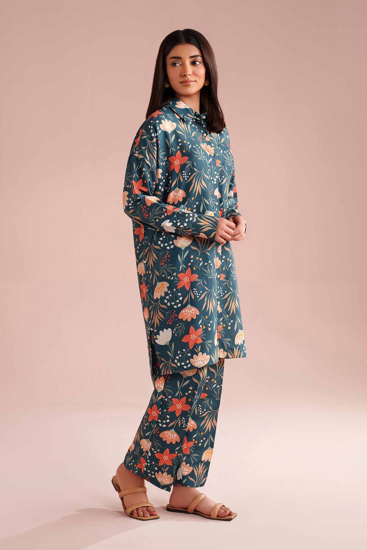 2 Piece - Printed Suit - PS26-74 Green Lawn 2PC Printed Nishat Australia