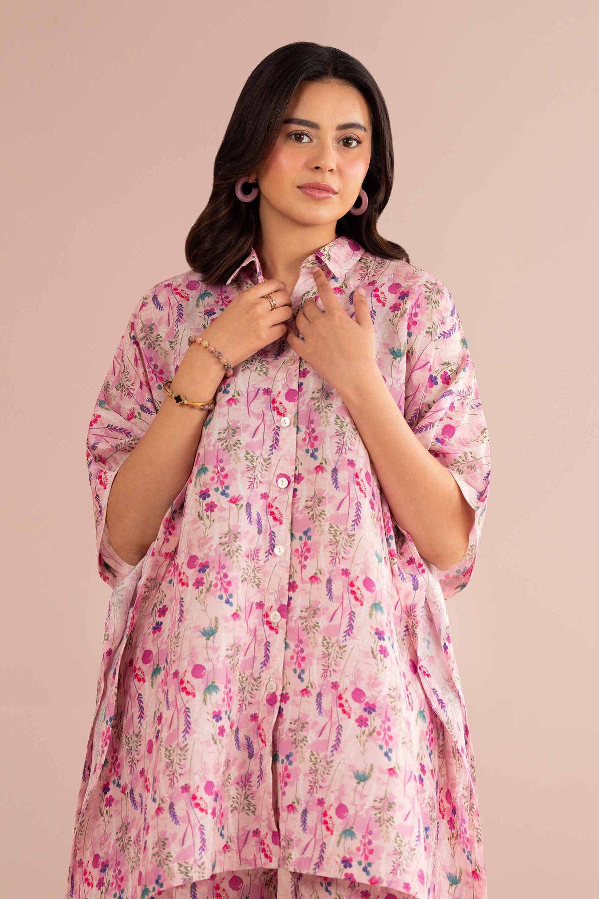 2 Piece - Printed Suit - PS26-76 Pink Lawn 2PC Printed Nishat Australia