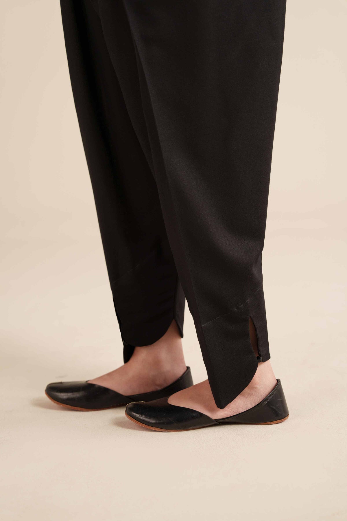 Basic Shalwar - PW25-121 Black Karandi 1PC Solids Nishat Australia