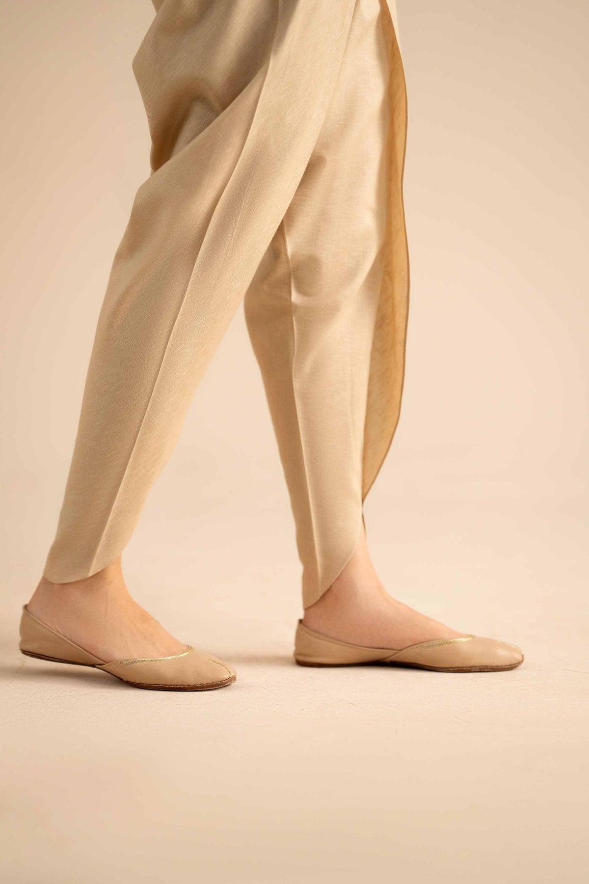 Basic Shalwar - PW25-128 Beige Karandi 1PC Solids Nishat Australia