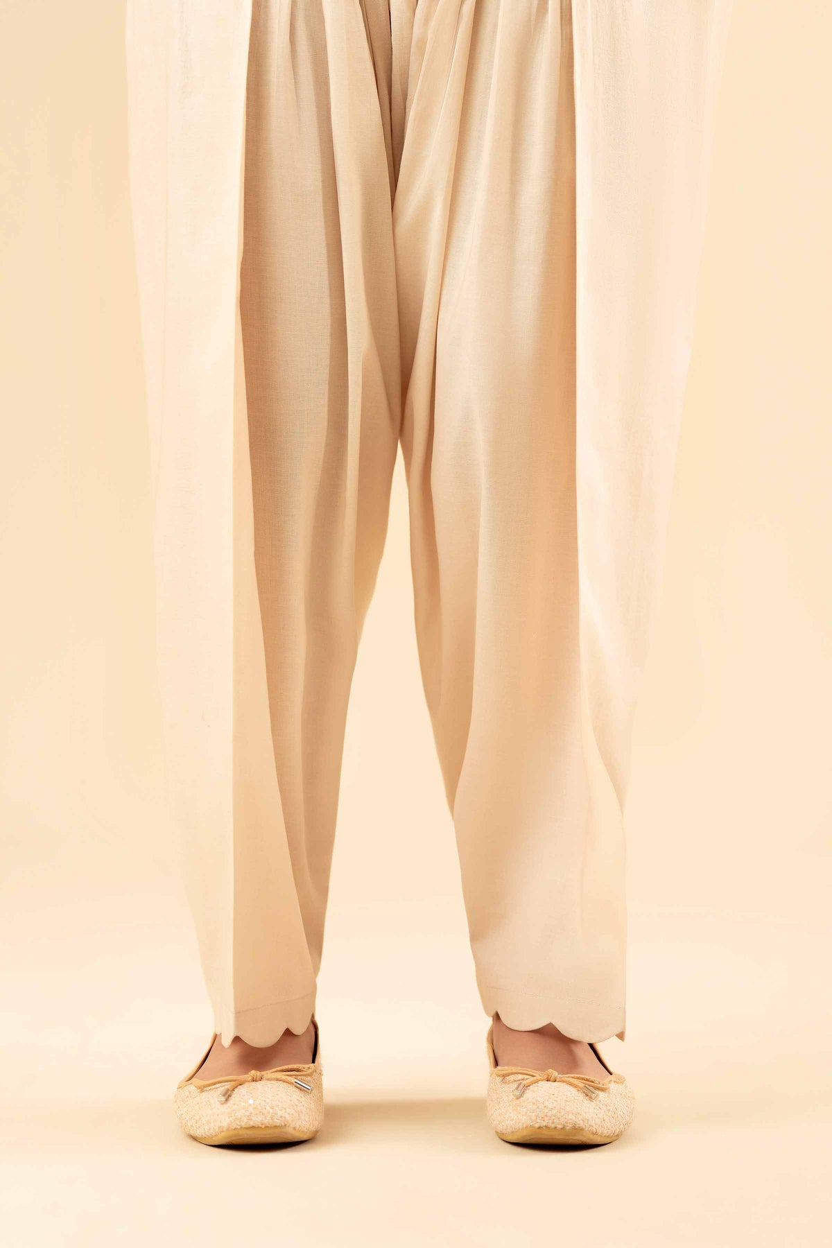 Basic Shalwar - PW25-137 White Cambric 1PC Solids Nishat Australia