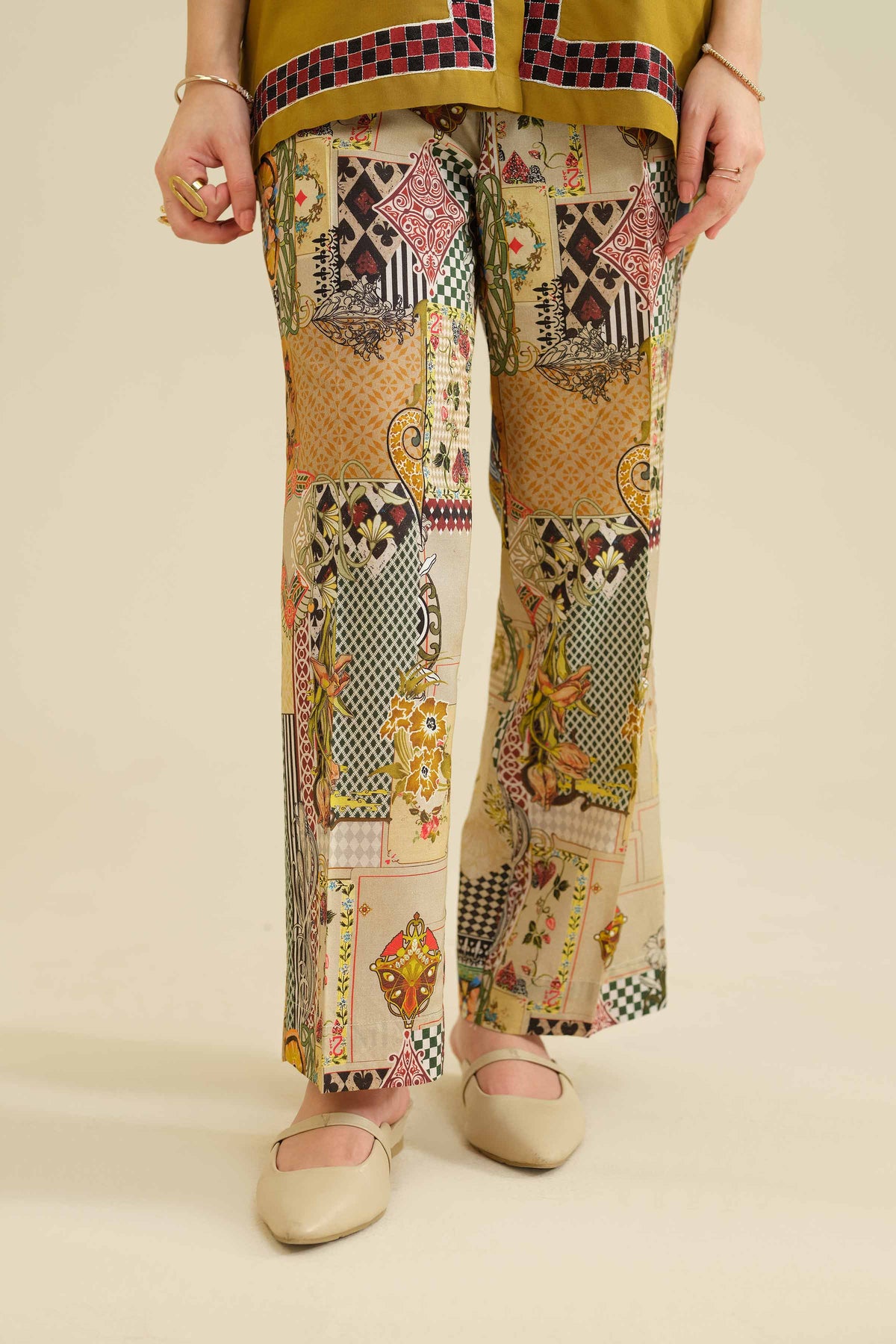 2 Piece - Embroidered Suit - PW25-208 Yellow Wool 2PC Embroidered Nishat Australia