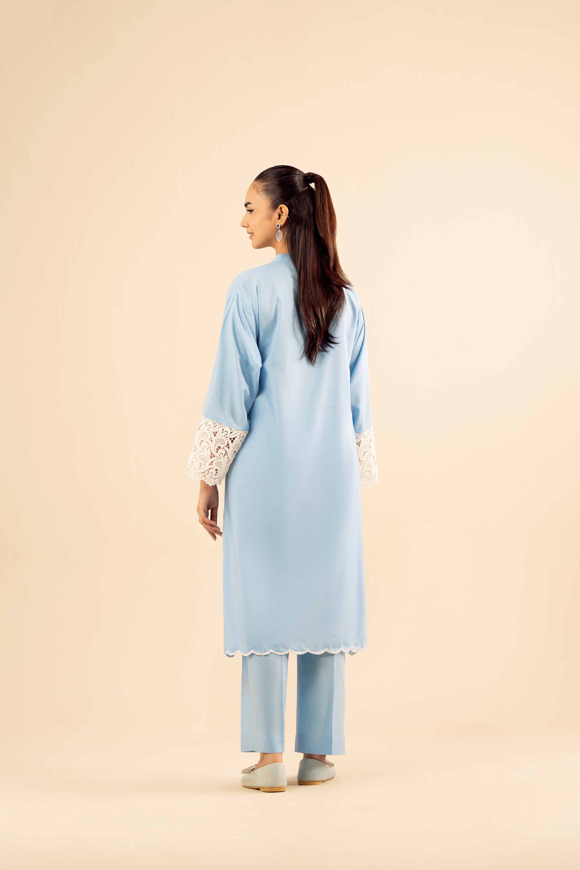 2 Piece - Basic Suit - PW25-212 READY TO WEAR Blue Wool 2 Pieces Solids