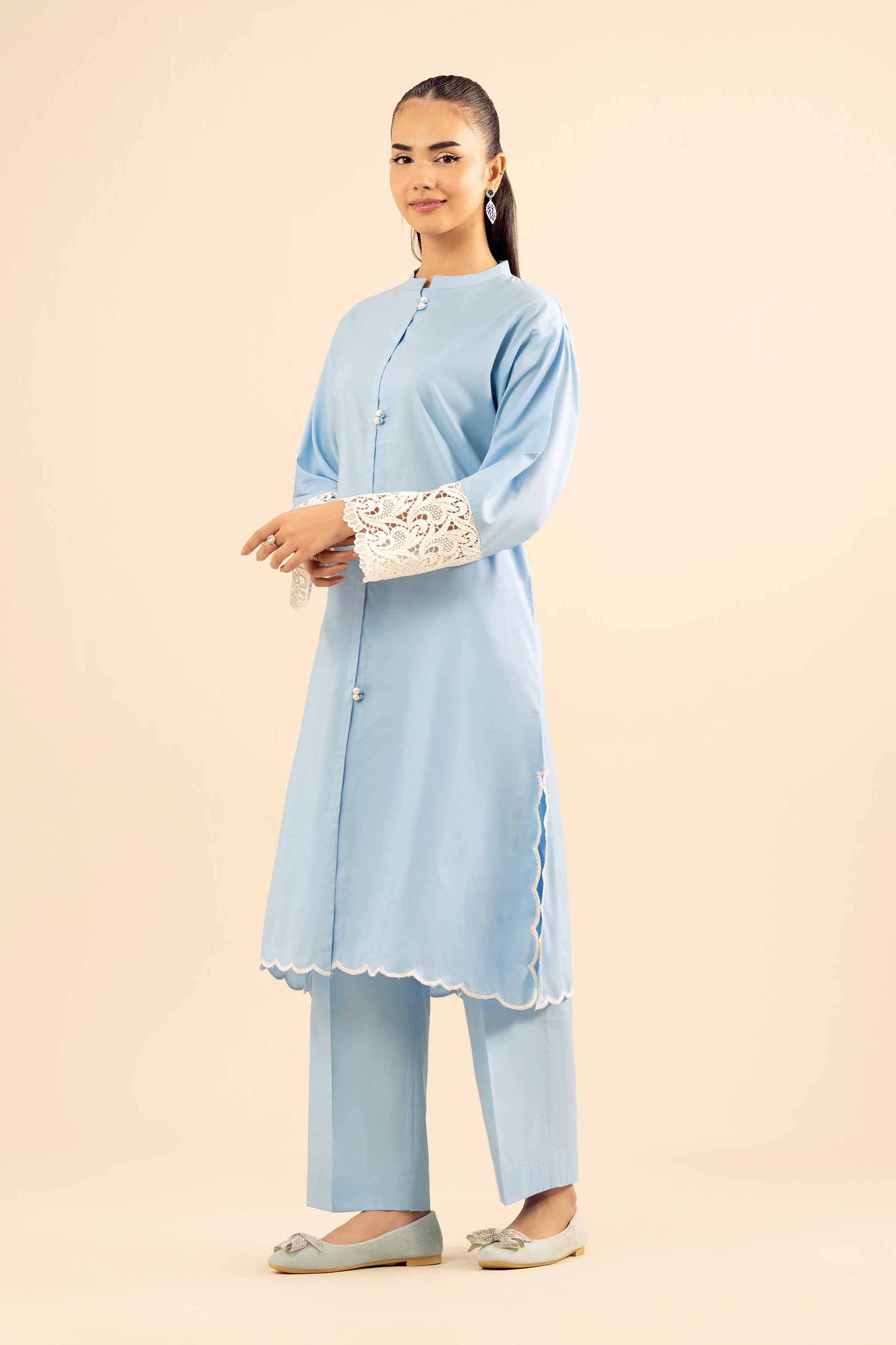 2 Piece - Basic Suit - PW25-212 READY TO WEAR Blue Wool 2 Pieces Solids