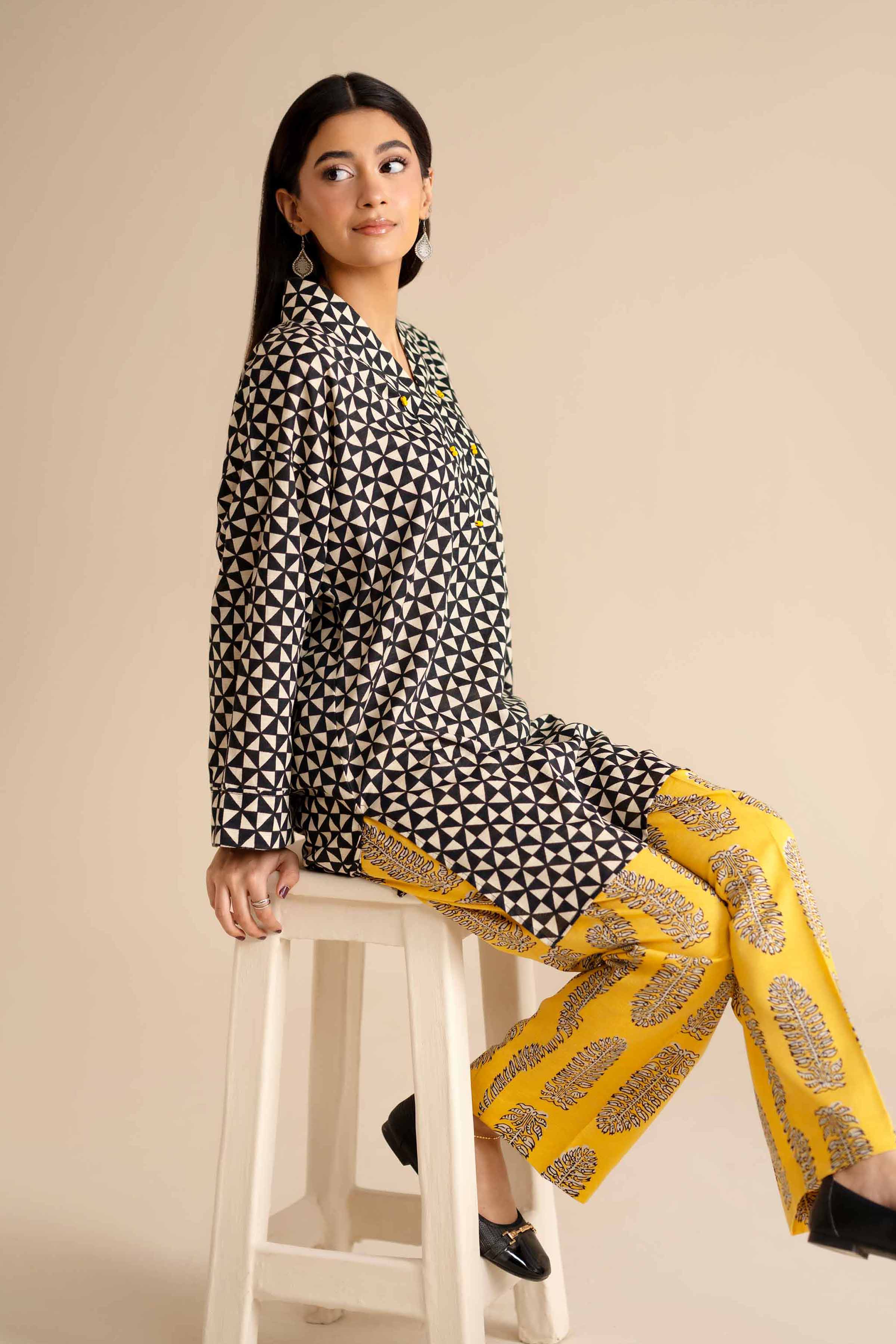 2 Piece - Basic Suit - PW25-229 READY TO WEAR Multi Karandi 2PC Solids