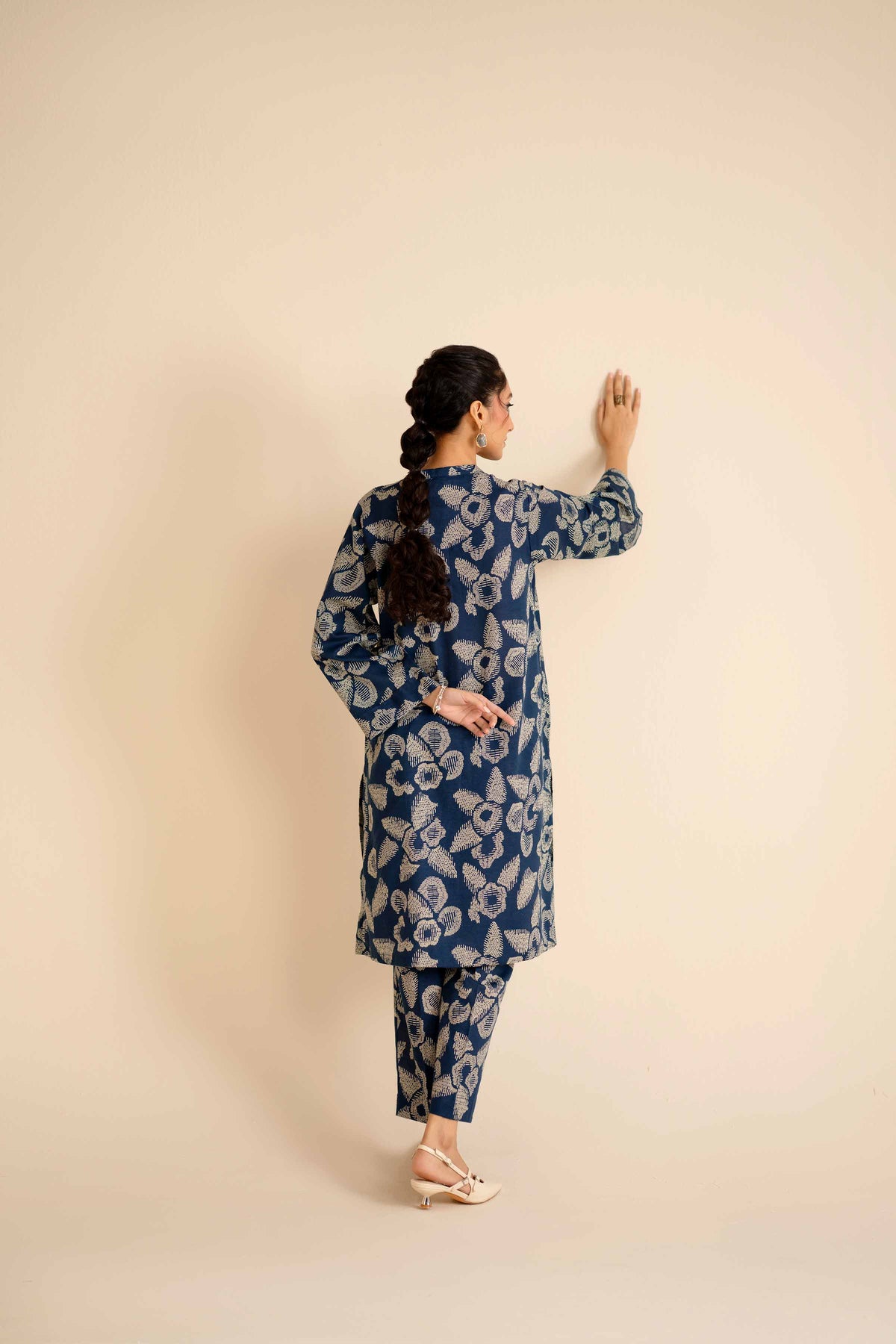 2 Piece - Printed Suit - PW25-233 Blue Karandi 2PC Printed Nishat Australia