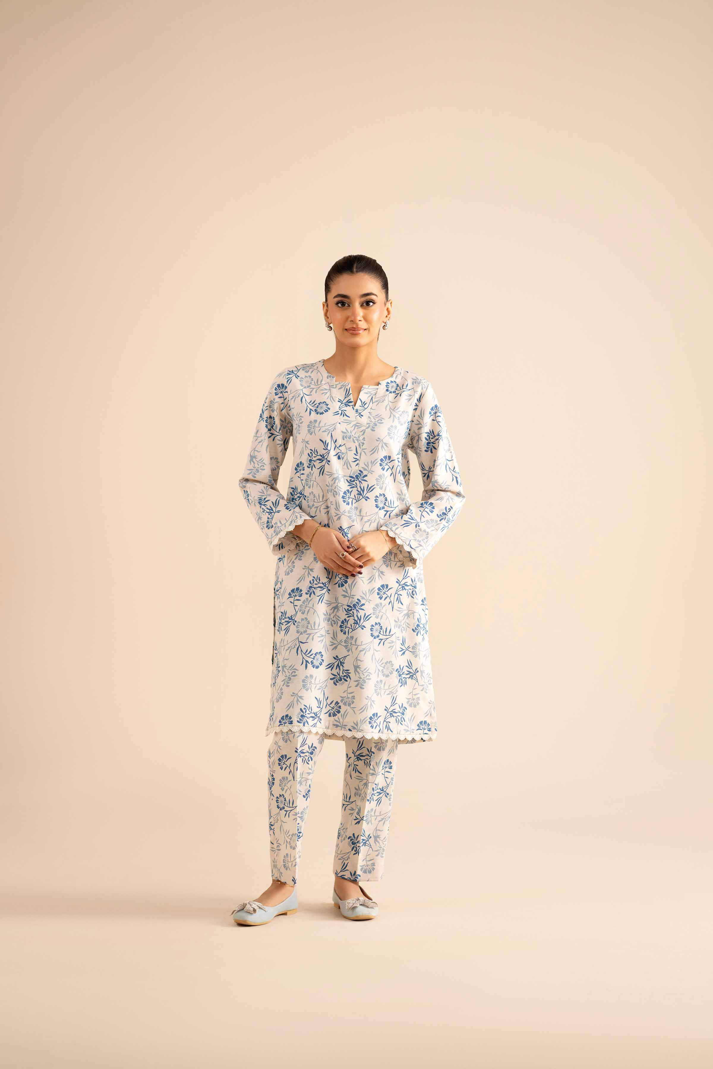2 Piece - Printed Suit - PW25-304 READY TO WEAR Multi Karandi 2PC Printed