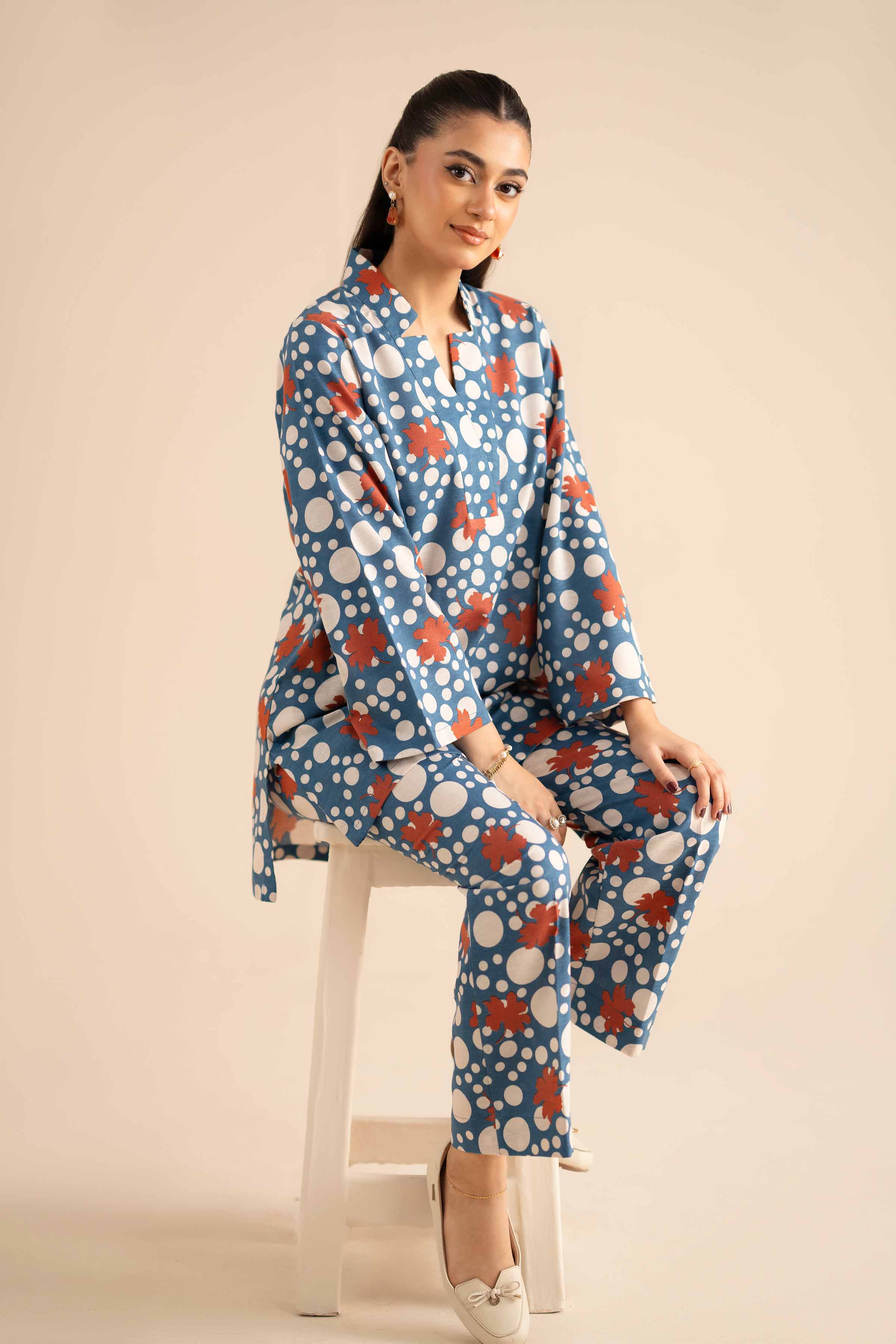 2 Piece - Basic Suit - PW25-309 READY TO WEAR Multi Karandi 2PC Solids