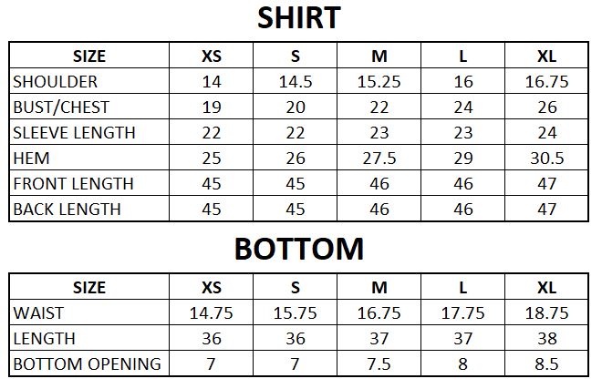 Size Guide