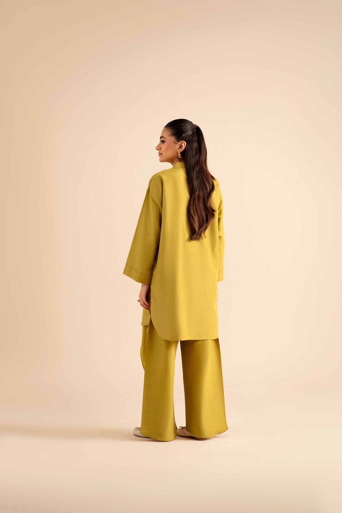 2 Piece - Basic Suit - PW25-317 Green Silk 2PC Solids Nishat Australia